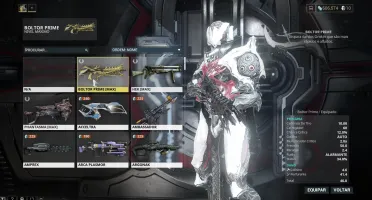 Conta de Warframe Com skins e primes unicas M10