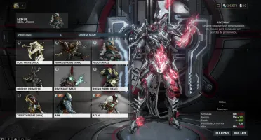 Conta de Warframe Com skins e primes unicas M10