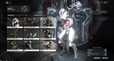 Conta de Warframe Com skins e primes unicas M10