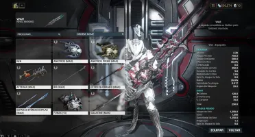 Conta de Warframe Com skins e primes unicas M10