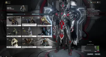 Conta de Warframe Com skins e primes unicas M10