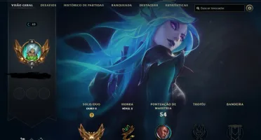 *Email Não Vinculado* Gold 2 71%+ winratio 35 champ 13 skins
