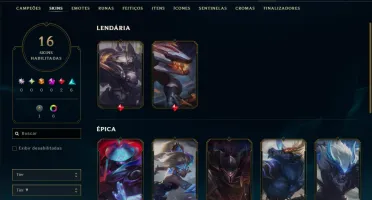 Prata 3 com 70 Champs e 16 Skins ( Mais de 200 Jogos )