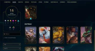 Prata 3 com 70 Champs e 16 Skins ( Mais de 200 Jogos )