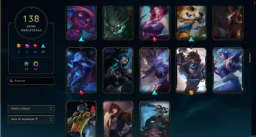 Conta League of Legends Gold 1 - Ez pulsefire Lux Elemental