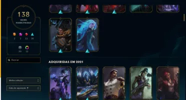Conta League of Legends Gold 1 - Ez pulsefire Lux Elemental