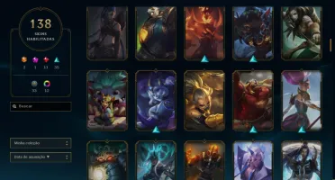 Conta League of Legends Gold 1 - Ez pulsefire Lux Elemental