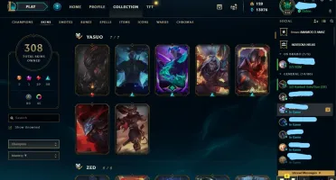 Conta de Legue Of Legends Diamond S9 - 308 Skins na Conta