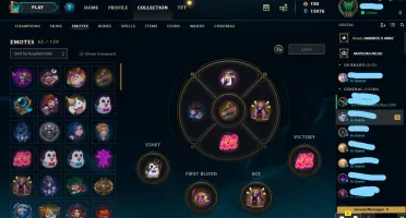 Conta de Legue Of Legends Diamond S9 - 308 Skins na Conta