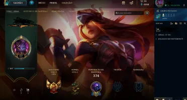 Conta lol 120+ champs / skins