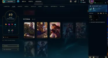 Conta lol 120+ champs / skins