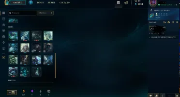 Conta lol 120+ champs / skins