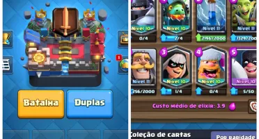 Conta clash royale arena lendaria + 15 lendarias