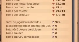 Conta Albion Online barata