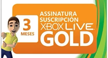 XBOX LIVE GOLD - CARTÃO DE 03 MESES