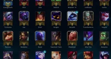 Conta plat 2 - 38 campeões - 12 skins