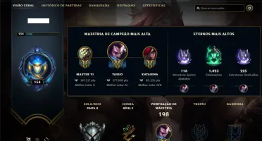 Conta prata 2 com 23 skins e 49 champs