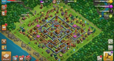 Clash of clans cv 16 semi-full