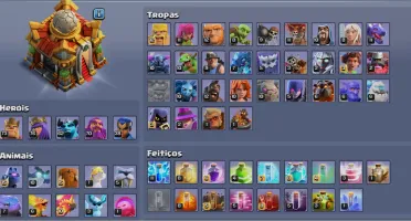 Clash of clans cv 16 semi-full