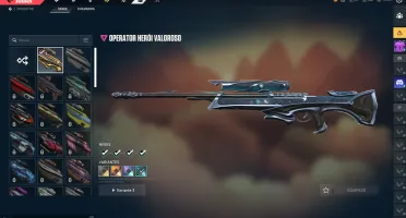Conta Fa Valorant - Skin Xenocaçador, Operador Heroi Valoros