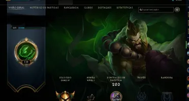 conta lvl 118 69 champs 45 skins gold 4