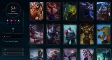 Bronze 1 + 56Champ / 54Skins + Troca de Email