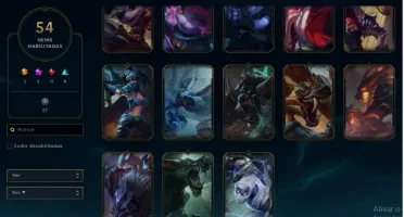 Bronze 1 + 56Champ / 54Skins + Troca de Email