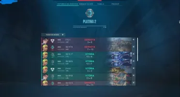 Conta Valorant Platina com 2 Pacotes Champions