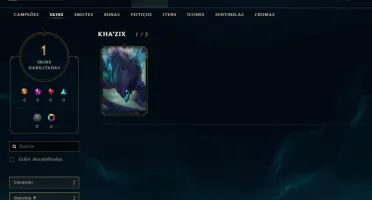 Conta Unranked main Kayn - Email não verificado.