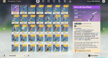 GENSHIN IMPACT - QIQI + FISCHL + ARMA 4 ESTRELAS