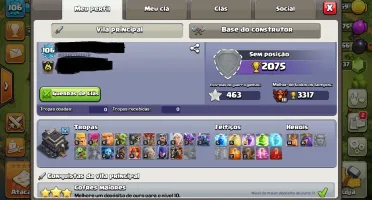 Clash Royale + Clash of Clans ( 2 contas em 1 )