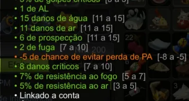 Set de sorte lvl 200 Full pvp server Blair, Dofus touch