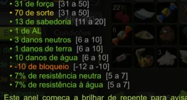 Set de sorte lvl 200 Full pvp server Blair, Dofus touch