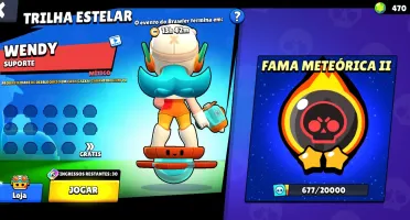 Conta Brawl Stars (+76K De Troféus, Diversos Cosméticos Raro