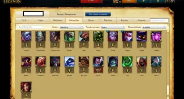Conta League Of Legens - Platina 4 101 Champs 23 Skins