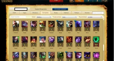 Conta League Of Legens - Platina 4 101 Champs 23 Skins