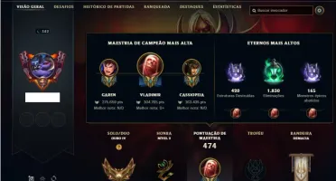 Conta ouro 4 com 140 Champs e 154 Skins + 19 Maestrias 7