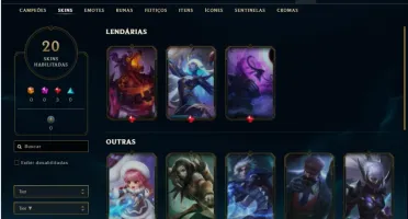 Conta ferro 2 com 50 champs e 20 skins