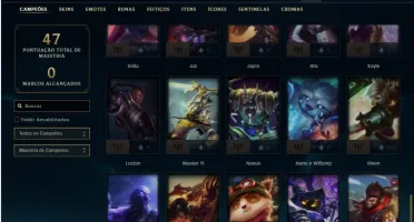 Conta ferro 2 com 50 champs e 20 skins