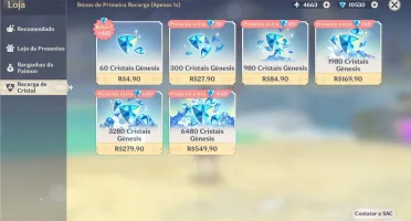 Ar 29- Vendo: 15k de gemas, 5* do banner garantido !!!