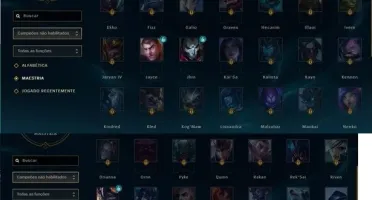 LOL - 97 campeões, 17 Skin, 67 ícones, conta 2012 !