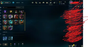 Conta de lol barato pra sair rapido