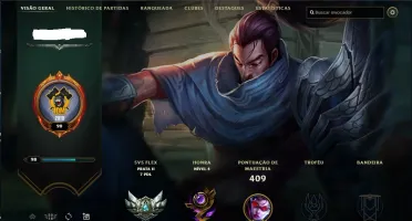 Promoção conta de lol Full champ e Varias Skins