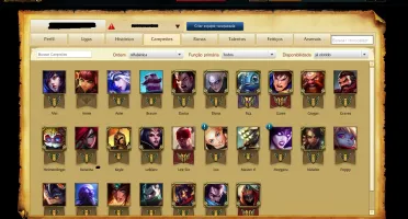 Smurf League of Legends - Gold II - 29 champions - 4 skins