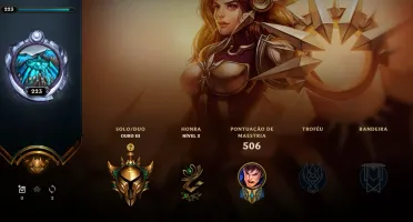Conta LOL Lv 223 / 97 Skins