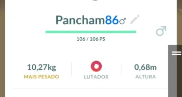 Pokémon Pancham shiny