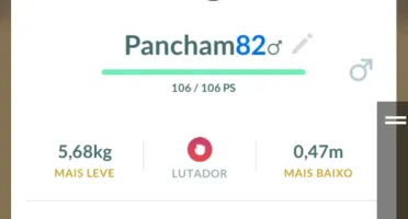 Pokémon Pancham shiny
