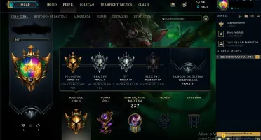 Conta LoL de 2016 -  Ouro 3