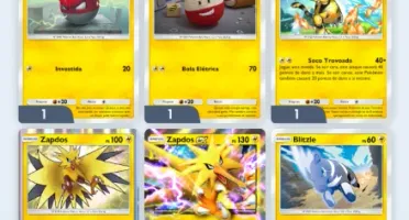 Pokémon Tcg Pocket - Pikachu Imersivo X2 Zapdos Ex