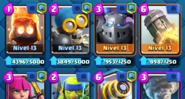 Conta nível máximo clash royale
